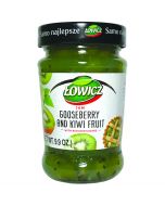 LOWICZ Goosberry and Kiwi fruit Jam low sugar 280g