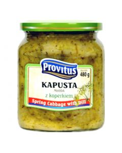 PROVITUS Spring Cabbage with Dill 480g